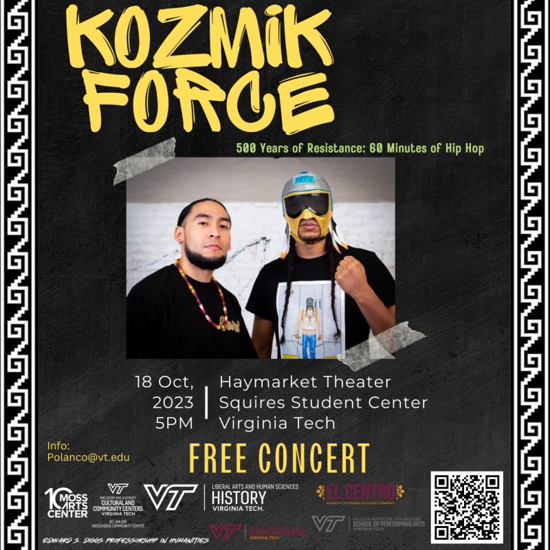 Kozmik Force Concert at Moss Arts Center Virginia Tech