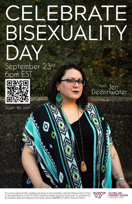 Celebrate Bisexuality Day 2021 with Jen Deerinwater