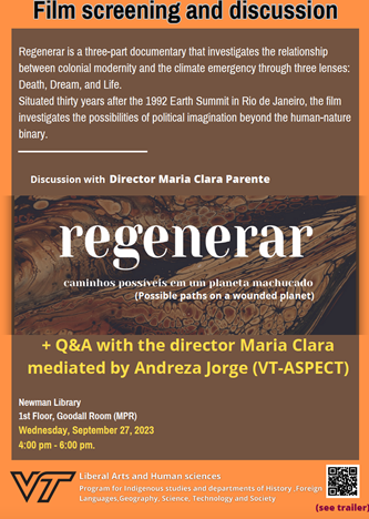regenerar QA with Direcor Maria Clara, Mediated by Andreaza Jorge