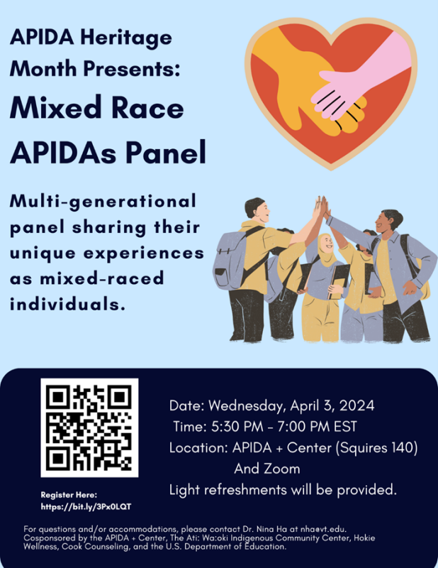 APIDA Heritage Month Presents: Mixed Race Panel