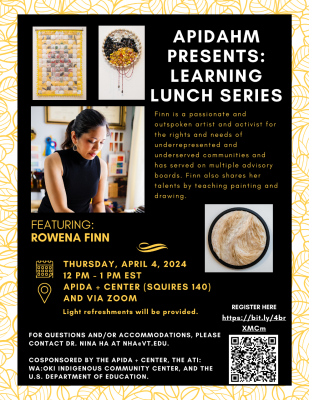 Learning Lunch April 2024  with Rowena Finn