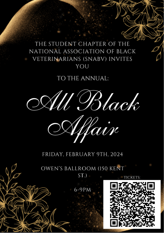 All Black Affair at Owens Ball ROom Friday Feb 9th at 6pm