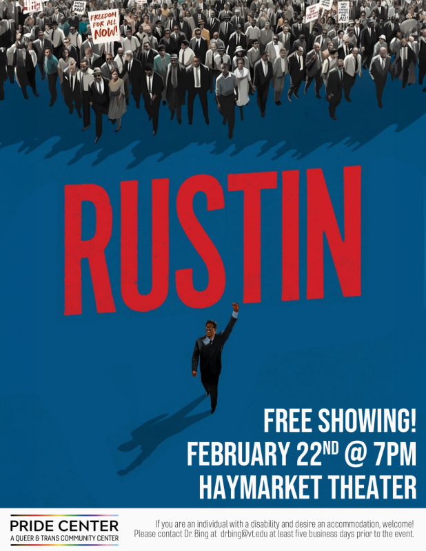 Rustin Movie Premier at Haymarket Theater on February 22 at 7pm