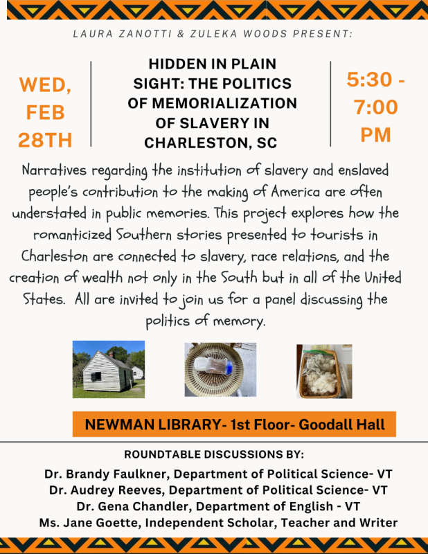 Hidden in Plain Sight The Politics of Memorialization of Slavery in Charleston, SC