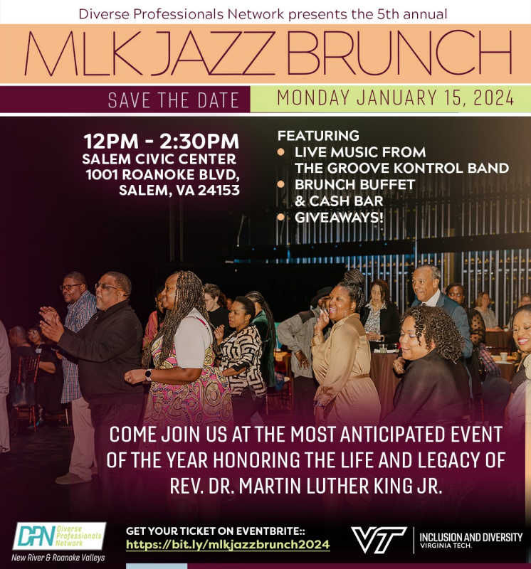 MLK Jazz Brunch 2023 flyer
