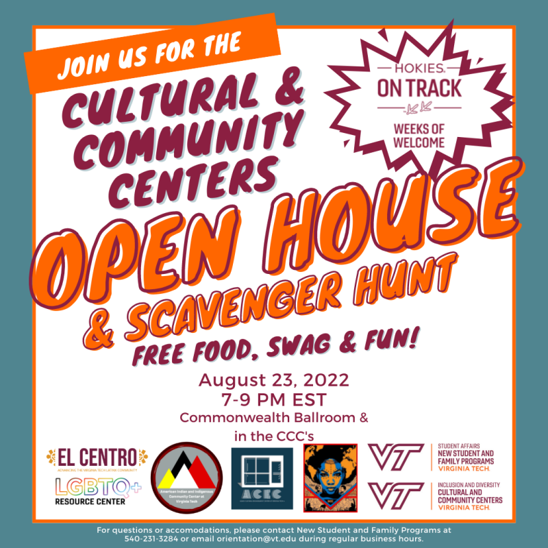 Cultural and Community Centers Open House 2022