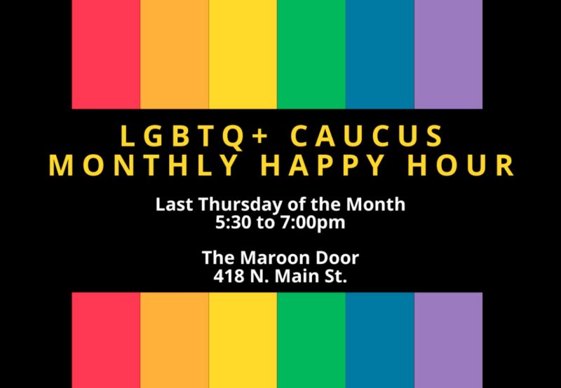 LGBTQ+ Caucus monthly happy hour 1920x1331