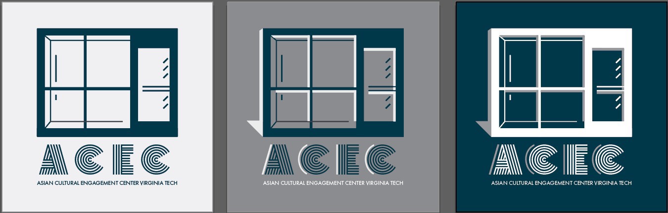 Brainstorm Three different colored ACEC logos