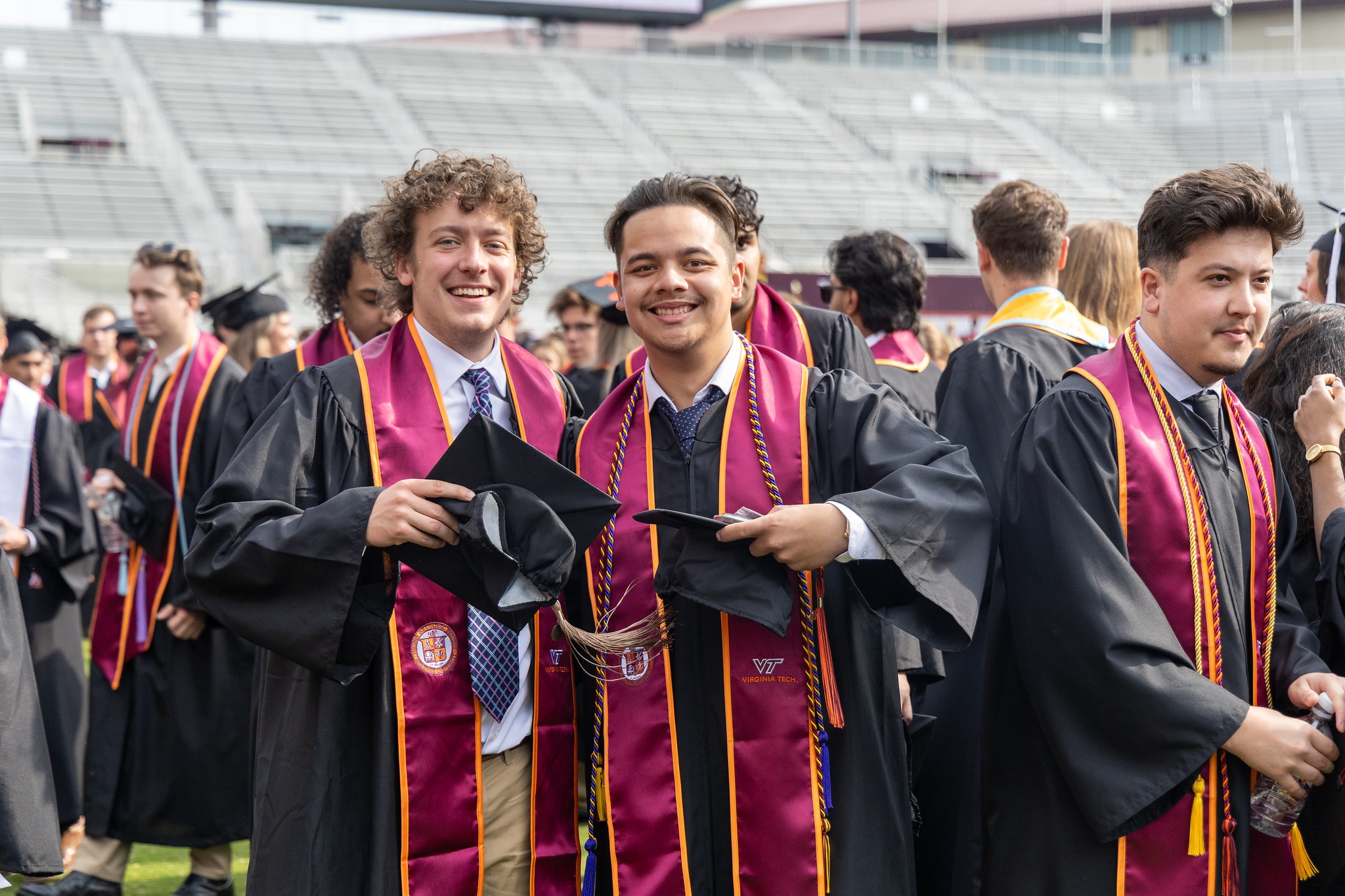 Students at Spring Commencement